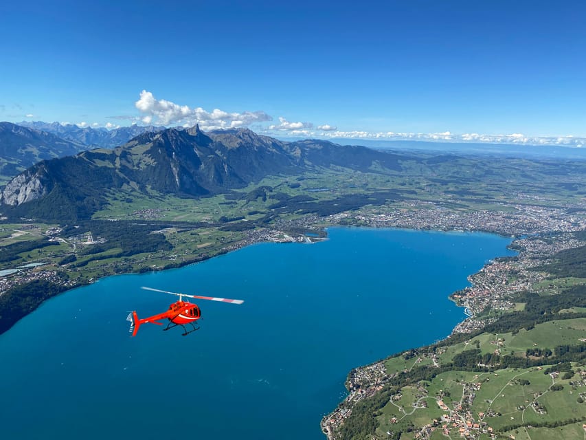 Bern: Private Helicopter-Tour for 4 People to Lake Thun - Experience Highlights