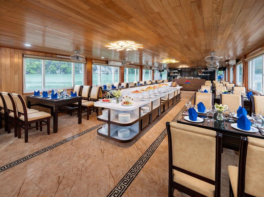 Best Halong 5-Star Day Cruise: Buffet Lunch, Wine & Jacuzzi - Itinerary Highlights