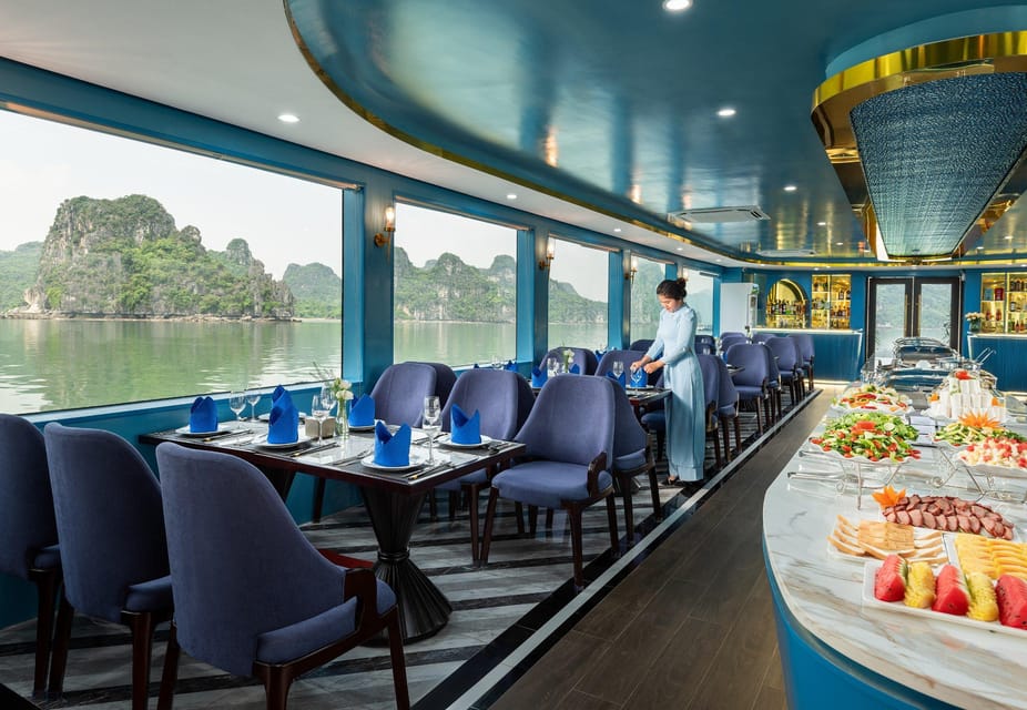 BEST SELLER Halong 5 Star Day Cruise: Buffet Lunch & Jacuzzi - Itinerary Highlights