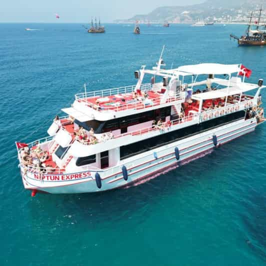 Boat Trip in Alanya With Unlimited Soft Drinks and Lunch - Itinerary and Activities