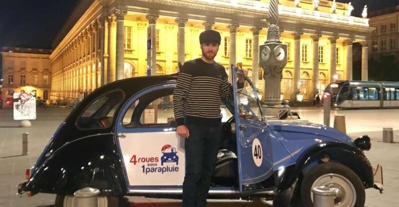 Bordeaux by Night: Private Tour in a Citroën 2CV - Itinerary Highlights