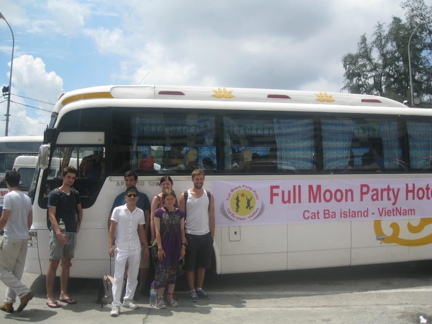 Bus Cat Ba to Ha Noi ( Seating Bus + Speed Boat ) - Booking Information