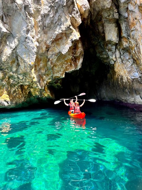 Cala Granadella: Cala En Caló Sea Cave Snorkel & Kayak Tour - Itinerary Highlights