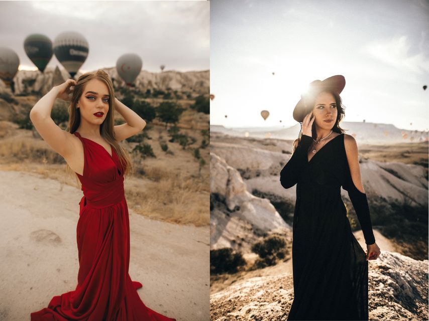 Cappadocia: Photo Shooting With Flying Dresses - Highlights of the Photo Shoot