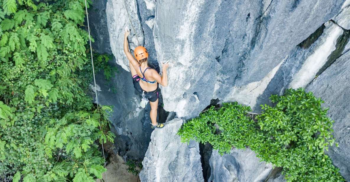 Cat Ba: Moody Beach Guided Top Rope Rock Climbing Tour - Itinerary Details