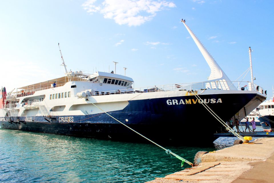 Chania Areas/Kalyves:Gramvousa Island & Balos,Boat Tkt Extra - Itinerary and Transportation