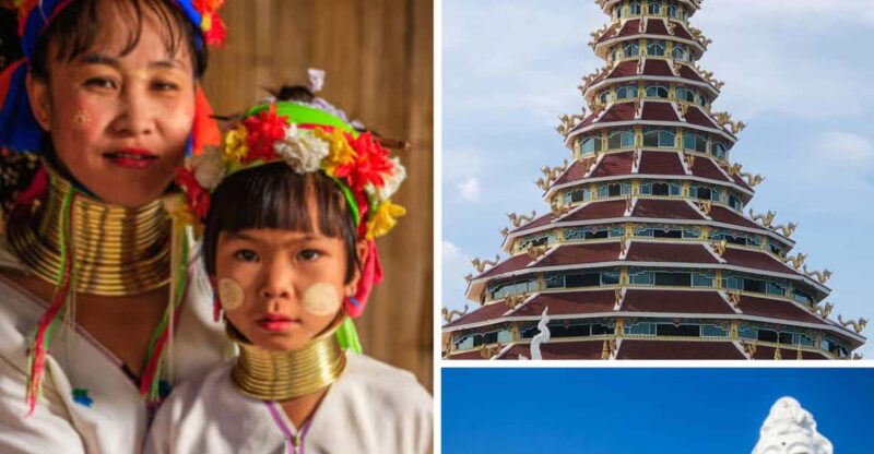 Chiang Rai: White, Blue, & Red Temples & Long Neck Tour - Itinerary Highlights