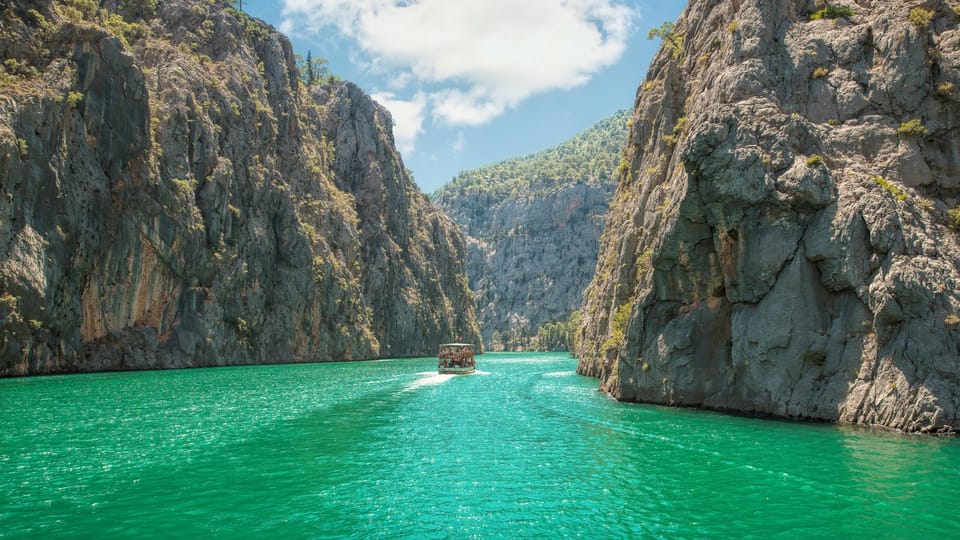 City of Side: Green Canyon Boat Trip W/Unlimited Soft Drinks - Experience Highlights