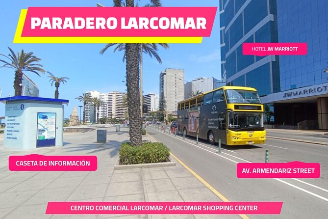 City Tour - Panoramic Bus (Departure From Larcomar) - Miraflores Highlights