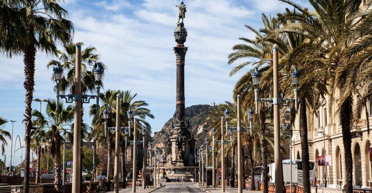 Columbus Monument Access With Barcelona Seaside Tour - Booking Information