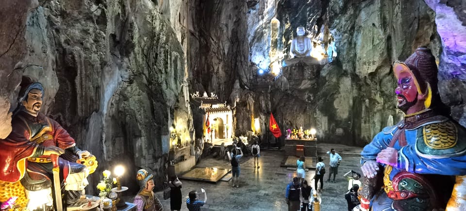 Da Nang/Hoi An: Sunrise Marble Mountains Small Group Tour - Itinerary Details