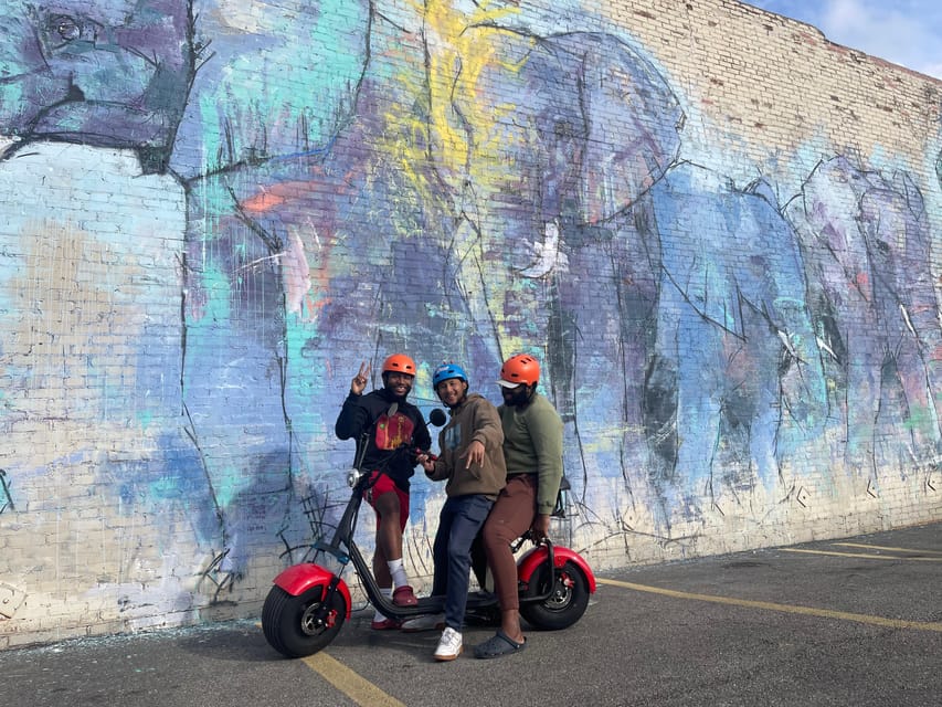 Dallas Mural Fat-Tire Scooter Tour - Tour Duration and Group Size