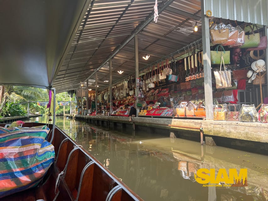 Damnoen Saduak Floating Market & River Kwai in Kanchanaburi - Main Highlights