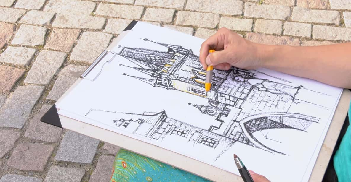 Drawing Architecture Around Prague - Sketching Romanesque, Gothic, and Baroque Styles