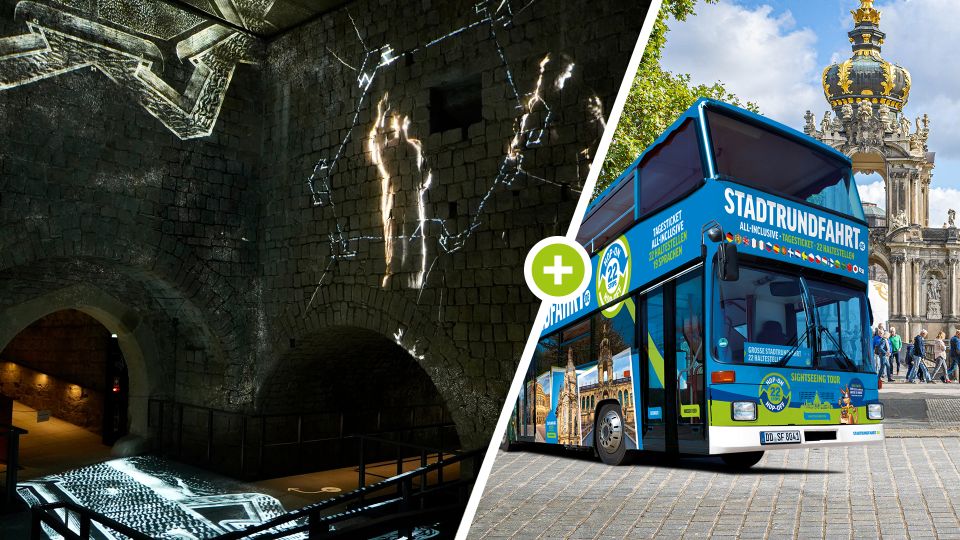 Dresden: 1-Day Hop-On Hop-Off Bus & Fortress Xperience - Included Features