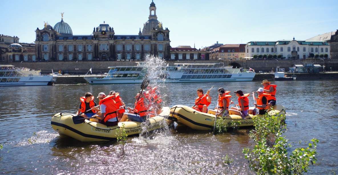 Dresden: Private Inflatable Boat Tour With Beer Garden Stop - Experience Highlights