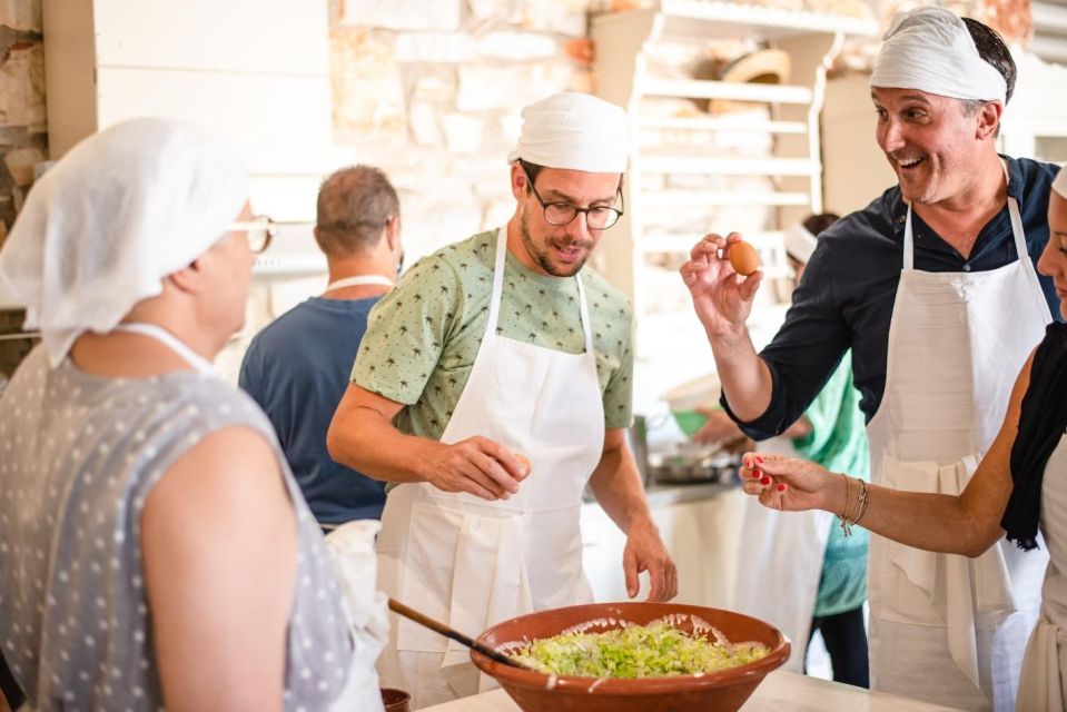 Drios: Greek Cooking Class With a Local Chef, Wine, & Meal - Cooking Experience