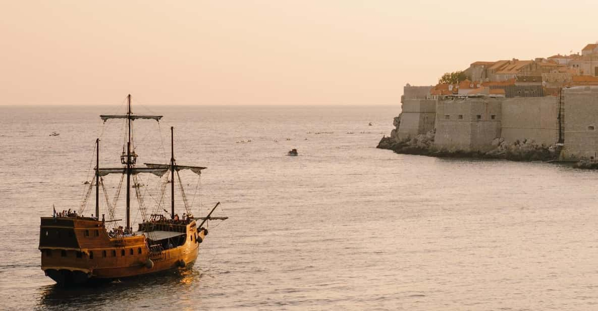 Dubrovnik: Galleon Cruise With a Live Show & Drink at Sunset - Experience Highlights