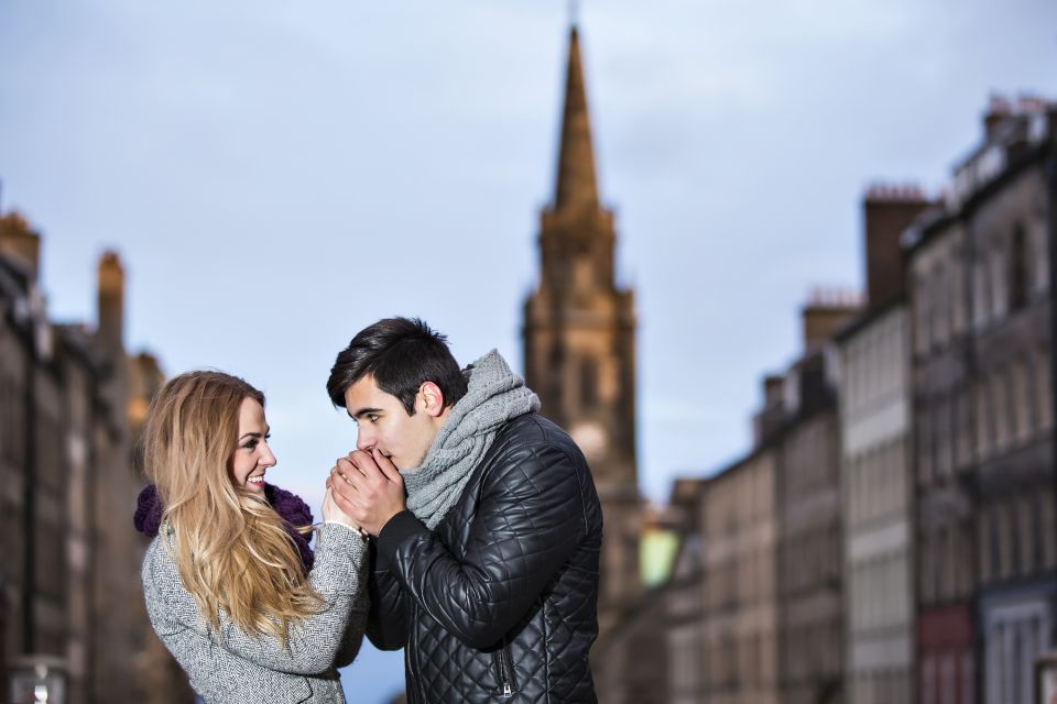 Edinburgh: Romantic Couples Professional Photoshoot - Pricing Information