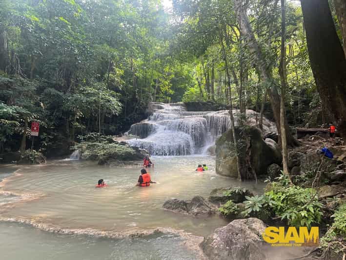 Erawan Waterfall, River Kwai & Railway Tour : From Bangkok - Itinerary Highlights