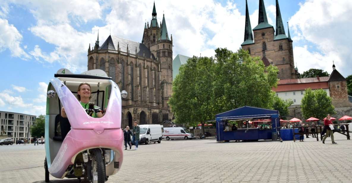 Erfurt: Private Guided Classic Old Town E-Rickshaw Tour - Tour Highlights