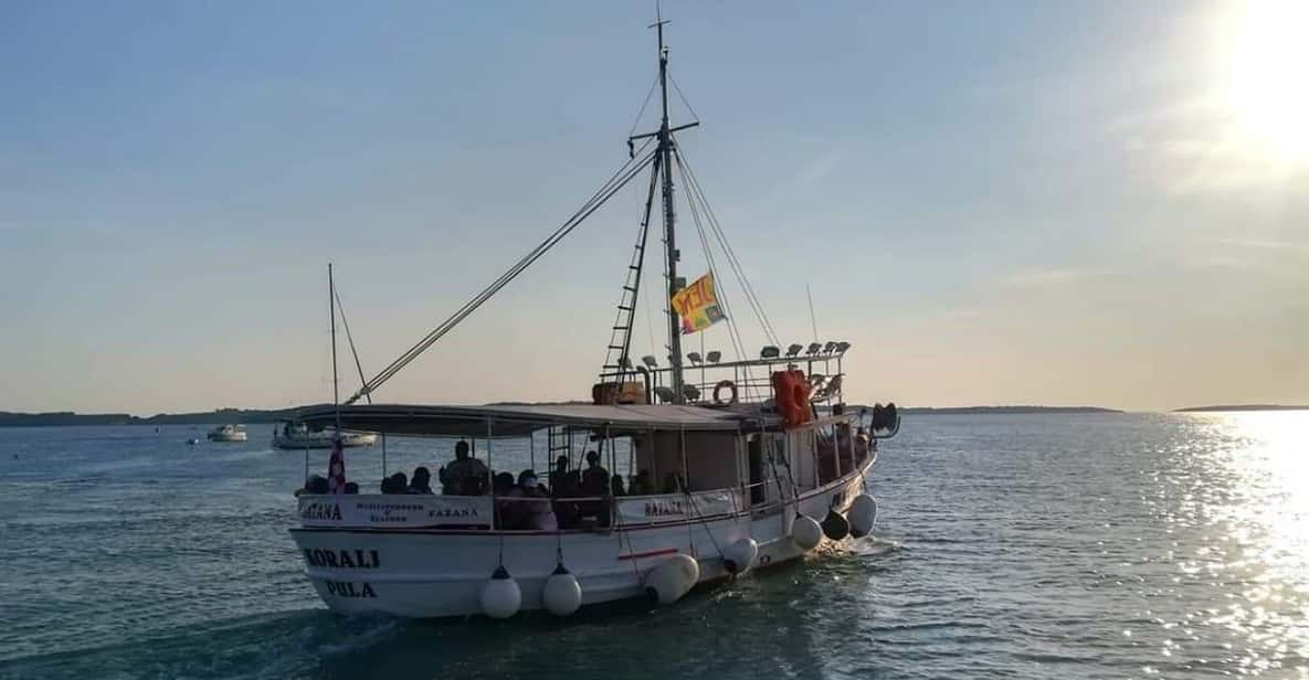 FAZANA PRIVATE Koralj Boat Tour Galebove Cliffs - NP Brijuni - Booking Information