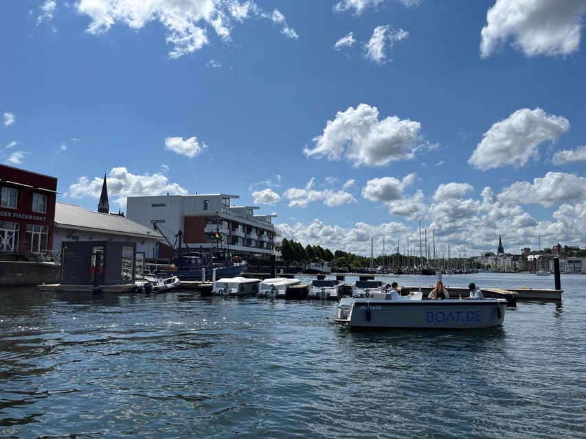 Flensburg: E-Boat Rental - Booking and Availability