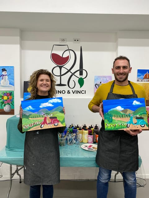 Florence: Sip & Paint - Painting Class & Local Wine Tasting - Experience Highlights