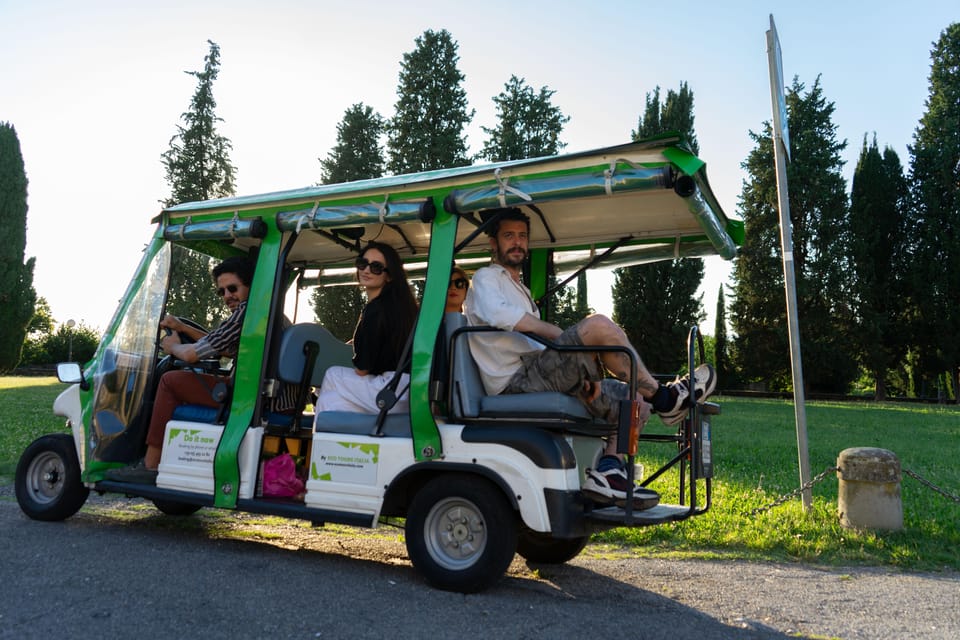 Florence Sunset Golf Cart Tour at Michelangelo Square - Experience Highlights