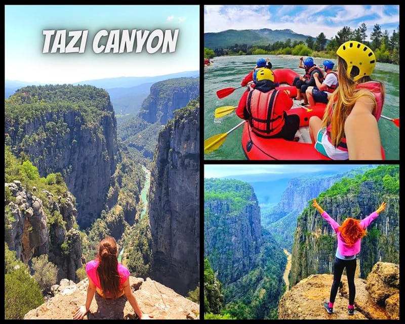 From Alanya/Side/Manavgat: Tazi Canyon and Rafting Tour - Experience Highlights