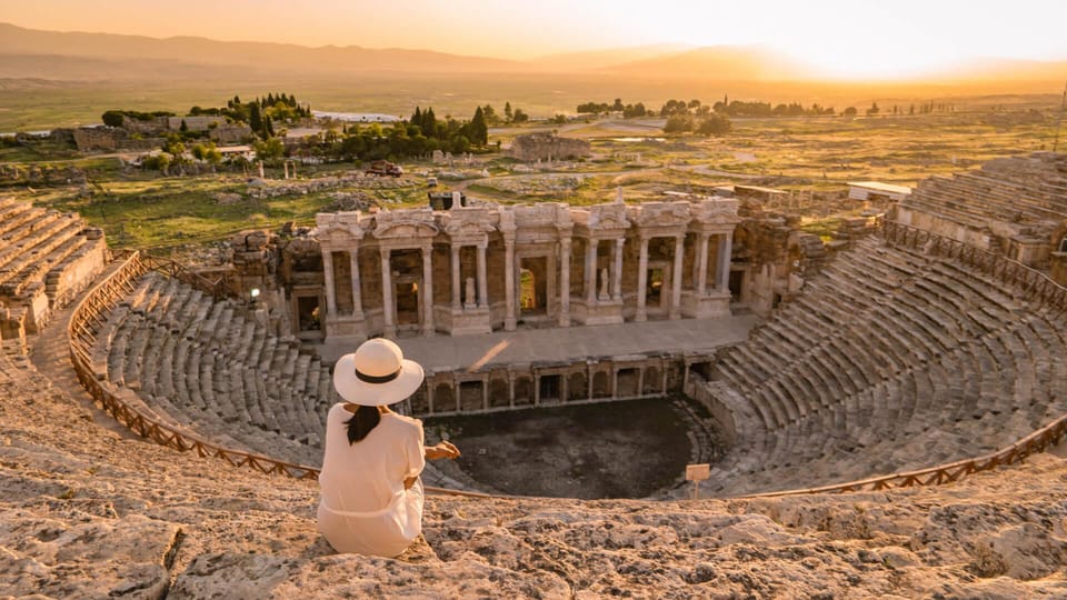 From Antalya: Pamukkale and Hierapolis Tour With Lunch - Pamukkales Unique Features