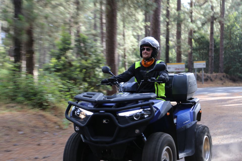 From Costa Adeje: Mount Teide Forest Off-Road Quad Bike Tour - Itinerary and Transportation