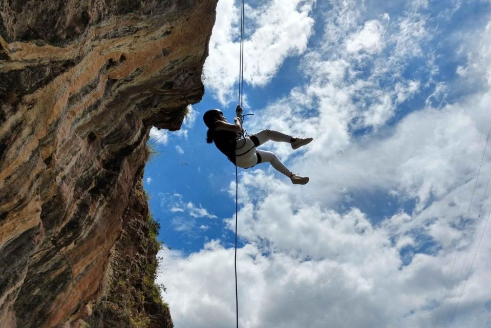 From Cusco || Skybike, Climbing, and Rappel at Cachimayo - Location and Duration