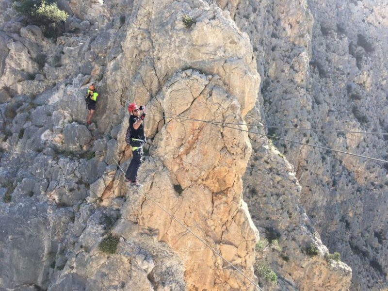 From El Chorro: Caminito Del Rey via Ferrata & Zip Lining - Climbing the Via Ferrata