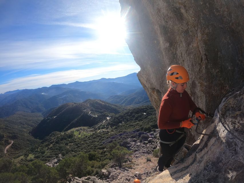 From Estepona: Benalauria via Ferrata Climbing Tour - Itinerary and Logistics