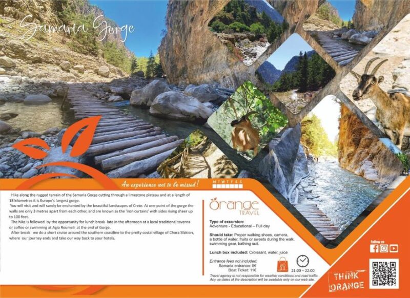 From Heraklion-Full-Day Samaria Gorge Trek Excursion - Highlights Along the Trail