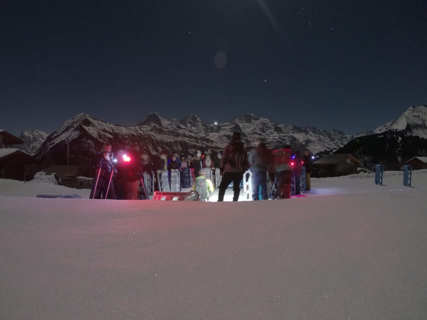 From Interlaken: Night Sledding With Cheese Fondue Dinner - Experience Highlights and Features