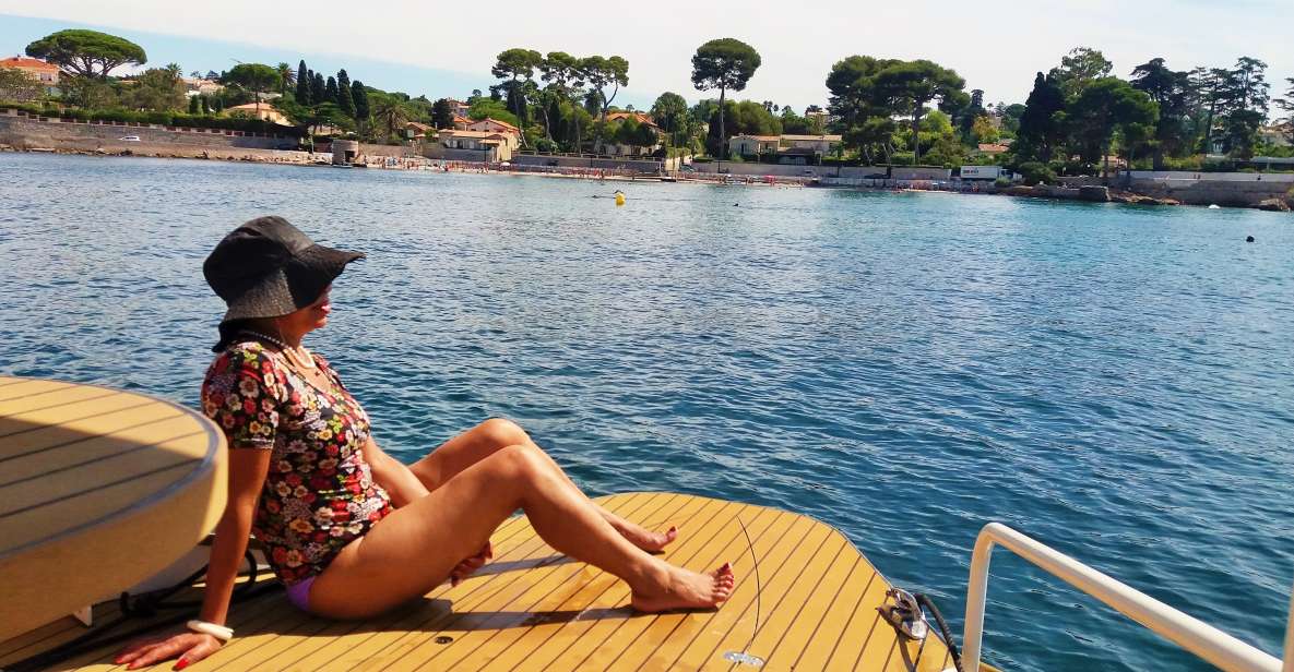 From Juan Les Pins: Private French Riviera Solar Boat Cruise - Experience and Itinerary