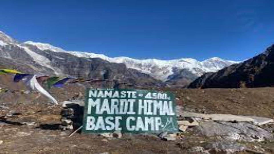 From Kathmandu : 10- Days Mardi Himal Base Camp Trek - Detailed Itinerary