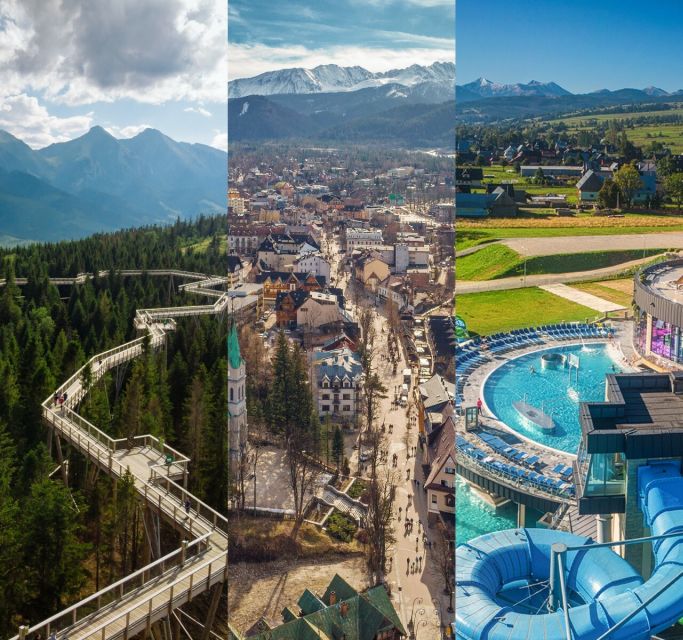 From Krakow: Slovakia Treetop Walk, Zakopane & Thermal Baths - Highlights of the Itinerary