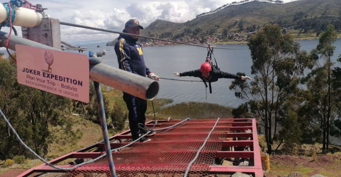 From La Paz: Lake Titicaca Tour and Zip Line Experience - Experience Highlights