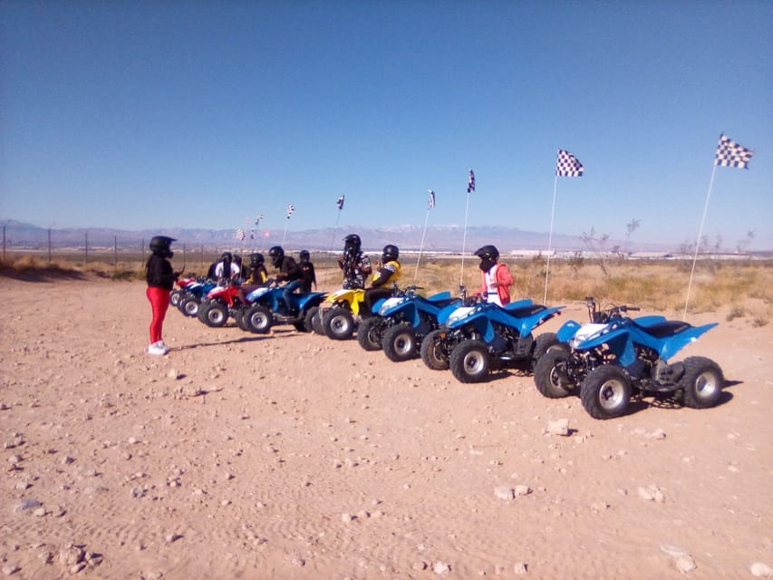 From Las Vegas: Nellis Dunes ATV Tour With Shuttle Transfer - Experience Highlights