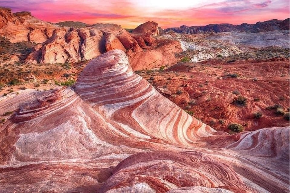 From Las Vegas: Valley of Fire State Park Guided Day Tour - Pickup and Itinerary