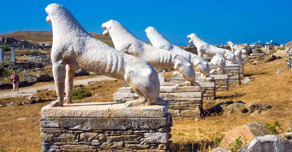 From Mykonos: Delos Archaeological Site Guided Evening Tour - Itinerary Highlights