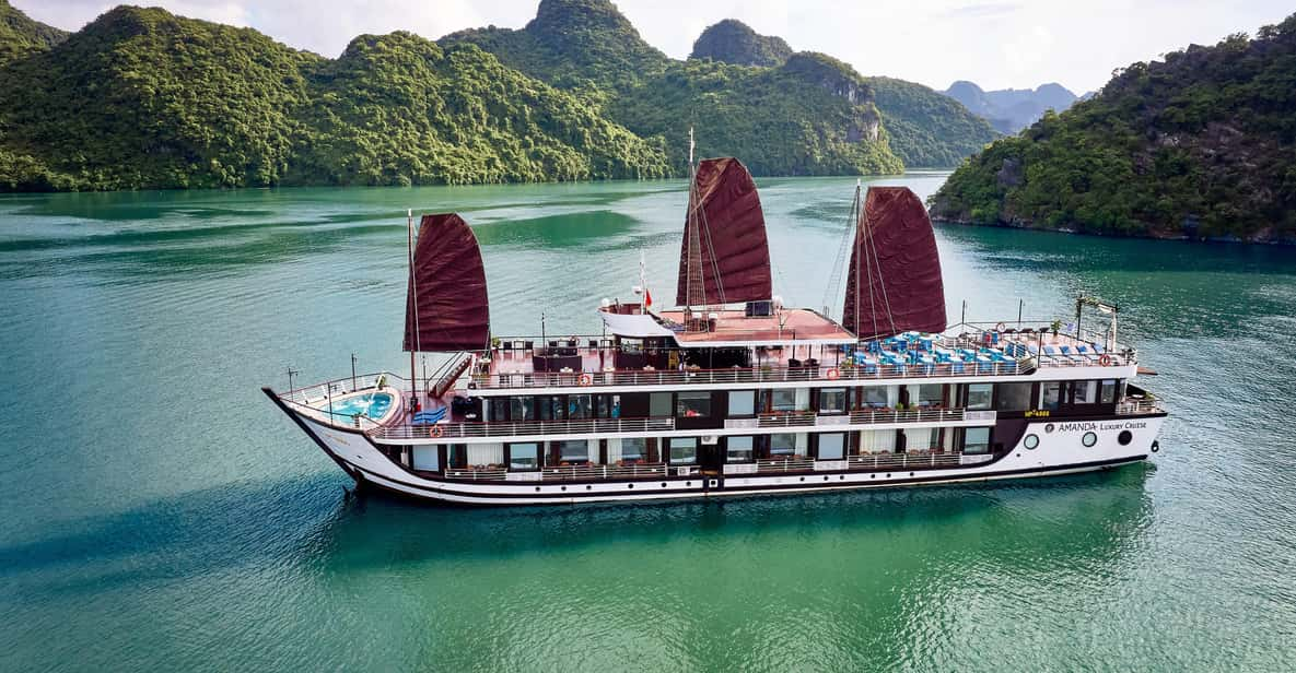 From Ninh Binh : 2 Days Amanda Luxury Cruise Lan Ha Bay - Detailed Itinerary