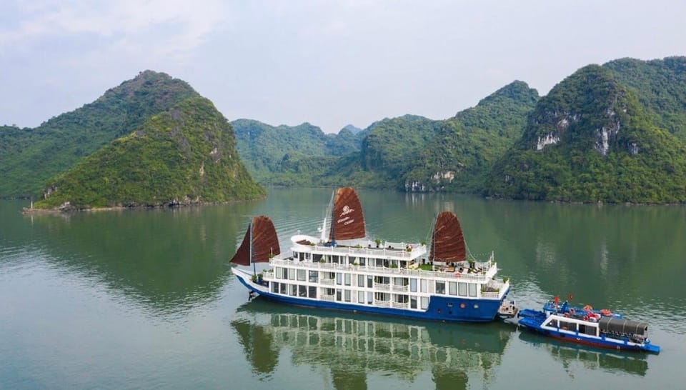 From Ninh Binh : 2-Days Lotus Luxury Cruise Lan Ha Bay - Itinerary Highlights