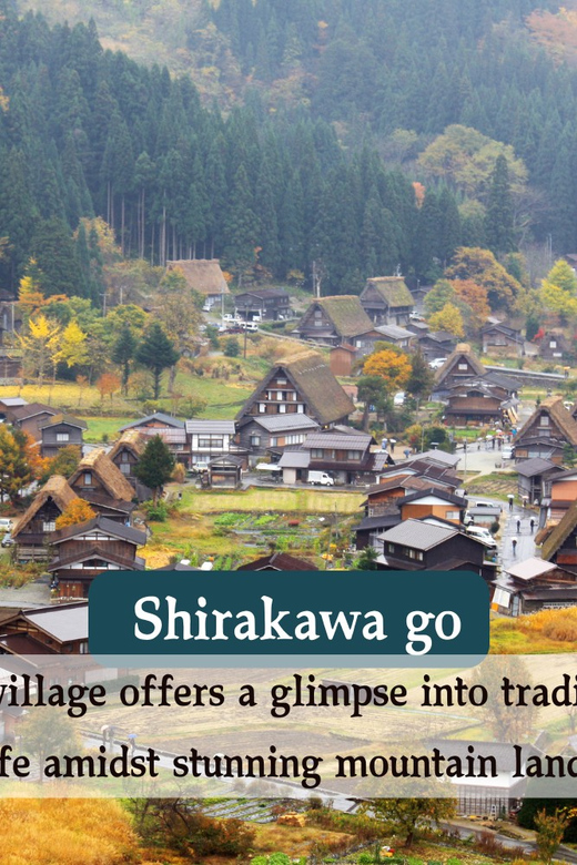 From Osaka/Kyoto: Shirakawago and Takayama Day Trip - Scenic Stops and Views