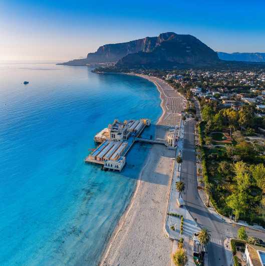 From Palermo: Sanctuary of St. Rosalia, Chinese Pavilion, and Mondello - Itinerary Highlights