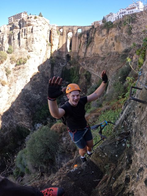 From Ronda: via Ferrata Tajo De Ronda Guided Climbing - Climbing Experience