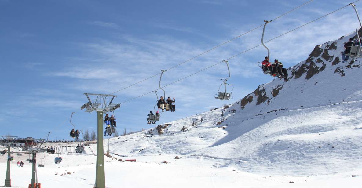 From Santiago: Farellones Park Resort Entry & Ski Classes - Itinerary Highlights